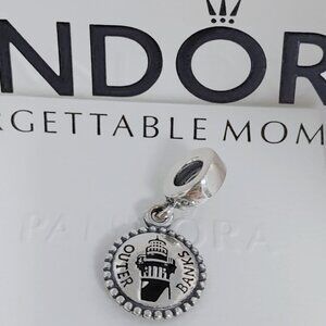 Pandora Outer Banks Lighthouse Exclusive Dangle Charm with box